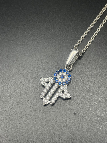 اویز و گردنبند زنانه نقره اب رادیوم