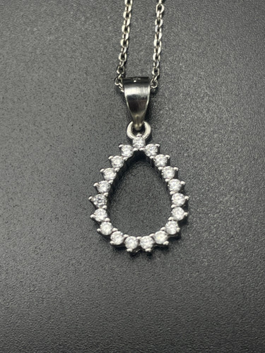 اویز و گردنبند زنانه نقره اب رادیوم