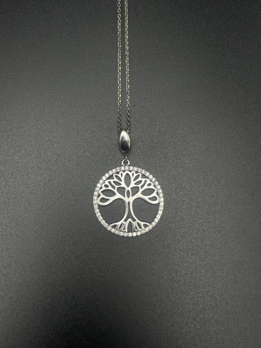 اویز و گردنبند زنانه نقره اب رادیوم