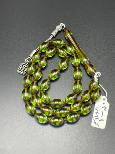 تسبیح ۳۳ دانه کهربا المان تراش کردستان