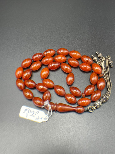 تسبیح ۳۳ دانه کهربا المان تراش کردستان