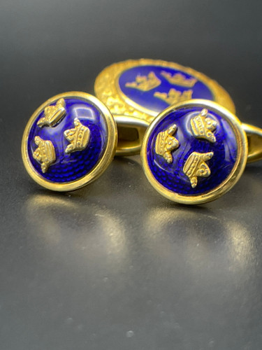 دکمه سر دست سه تاج اسپرونگ