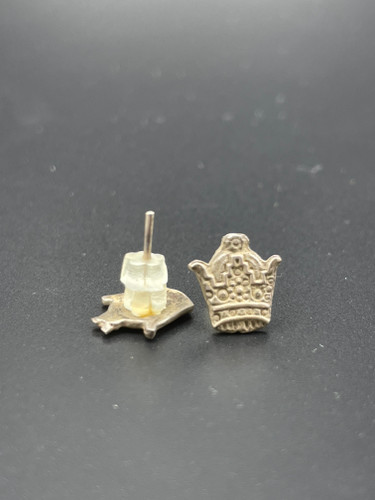 گوشواره نقره تاج